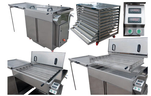 Friteza za krofne poluautomatska sa fermetacionom komorom IZO FP-60K