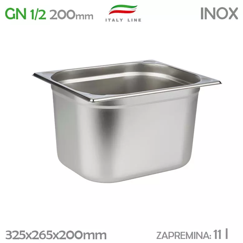 GN Posuda Italy line GN 1/2x8 200