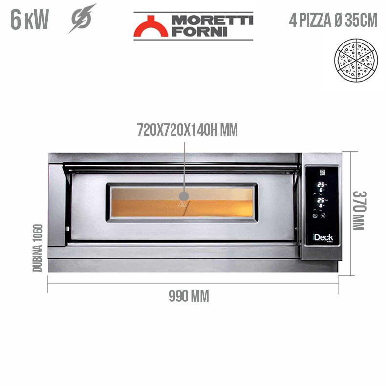 Pica pec Moretti Forni iDeck iD-M 72.72